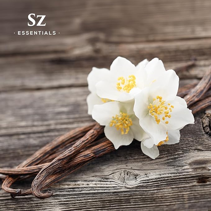 Vanilla 100% Pure, Essential Undiluted Oil - Extracted from Fresh Vanilla - Rich & Exotic Taste with Sweet Overtones - Therapeutic Grade & Vegan - 0.17oz (5ml)