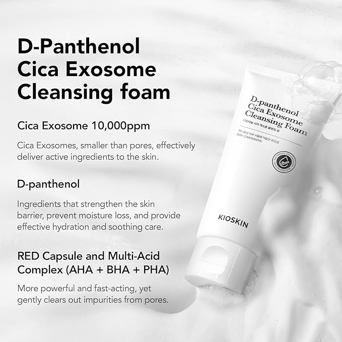 98% Reduction in Pore Impurities & 92% Less Sebum – Improves Blackheads & Whiteheads by 36% – Soothes & Strengthens Skin Barrier with D-Panthenol – Korean Skincare Best Cleansing Foam