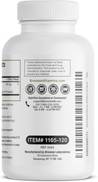 Bronson Korean Panax Ginseng Supports Energy, Endurance & Vitality + Memory and Mental Performance, 120 Capsules