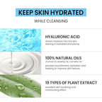 coxir ULTRA HYALURONIC CLEANSING OIL | Korean Facial Cleansing Oil for Blackheads, Makeup & Sebum | Multi-Layer Hyaluronic Acid, Vegan & Non-Comedogenic Cleanser | 5.07 fl.oz