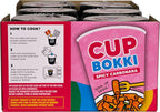 CupBokki Korean Tteokbokki Rice Cakes, Spicy Carbonara Flavor, 6 Pack - Authentic Korean Rice Cake Jjajang from the Korean Bros (떡볶이)