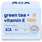 AOA STUDIO Skin Green Tea & Vitamin E Cleansing Balm, Melting Balm to Oil for Makeup Remover, Double Cleansing, Face Wash Cleanser All Skin Type 3.38 Fl Oz, 100 ml