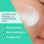 CeraVe Balancing Air Foam Face Wash, Foaming Facial Cleanser For Combination Skin, 8HR Oil Control + 24HR Hydration, Fragrance-Free & Non-Comedogenic, With Glycolysine™ & 3 Essential Ceramides, 8oz