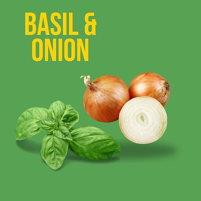 Korean Basil Onion Shrimp Chips - Resealable Crispy Snack with Herby Shrimp Flavor, 4.5 Servings per Package - Pack of 1