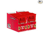 KiZE Energy Bars - Gluten Free, Dairy Free, Non-GMO, and High Protein Meal Replacement Energy Bars, Clean and Simple Food Ingredients - Chocolate Chip Cookie, 10g High Protein Snacks, (20 Count)