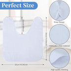 12 Pieces Facial Towels Split Design Soft Esthetician Towels Removing Spa Microfiber Face Cloth for Home Salon Facial Steam Massage and Cleansing(White)