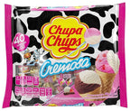 Chupa Chups Cremosa Halloween Trick or Treat Candy Lollipop Variety Assortment, 2 Ice Cream Flavors, Individually Wrapped Candy for Kids, 16.9 oz Bag (40 Suckers)
