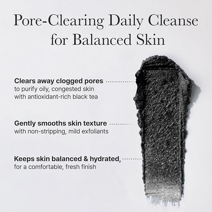 Black Tea Rice Mochi Face Cleanser, 120g, Pore Care, Sebum Control, Oily Skin