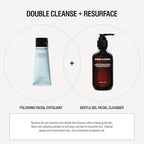 Grown Alchemist Facial Cleanser Set: Polishing Exfoliator (75ml) + Gentle Gel Cleanser (200ml)