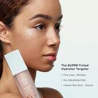 U Beauty The Super Tinted Hydrator Hyaluronic Acid Moisturizing Cream - Mega-Dose Skin Hydrator for Supple, Smooth, and Softer-Looking Skin For Up To 48 Hours - Shade 6-1.0 oz