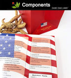1LB=453gm/Box Hand-Selected American Wisconsin Farmed Ginseng Root | Long Branch 美国长枝西洋参 花旗参 礼盒装 |Cultivated American Wisconsin Ginseng W1 111#M Box