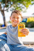 KiZE Energy Bars - Peanut Butter Honey - Gluten Free, Dairy Free, Non-GMO, and High Protein Meal Replacement Energy Bars, Clean and Simple Food Ingredients - Peanut Butter Honey, 7g High Protein Snacks, (10 Count)