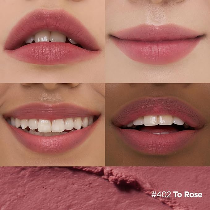 Laka Bulky Matte Lipstick 4g/0.14oz., Long Wear, Non-Drying Lip Stain Stick with High Pigmentation, Voluminous Lips, Vegan, K-Beauty (#402 To Rose)