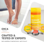 Shower Steamers Aromatherapy - Relaxation Gifts for Women, Shower Bombs, Unique Spa Gifts Shower Tablets, Stocking Stuffers for Women & Men (Citrus Scent 8PC)
