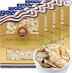 4 Boxes of American Ginseng Slices from Wisconsin,American Wisconsin Ginseng Slices Root for Tea, Energy for Men Women Mental Health Boosts Immunity, Gluten Free 花旗參, Small Round,16oz