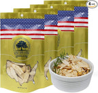 16OZ American Ginseng Slices from Wisconsin Wisconsin Grown!Most People Use It to Make Ginseng Tea! Good for Health! 花旗参片/西洋参片 Sliced Ginseng Root 4 Bags x 4OZ Box