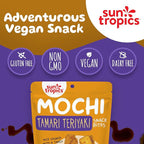 Sun Tropics Mochi Snack Bites, Variety Pack- 3.5 oz (6 Pack) - Crunchy Mochi Snacks - Gluten Free & Dairy Free, No MSG - Asian Rice Snacks