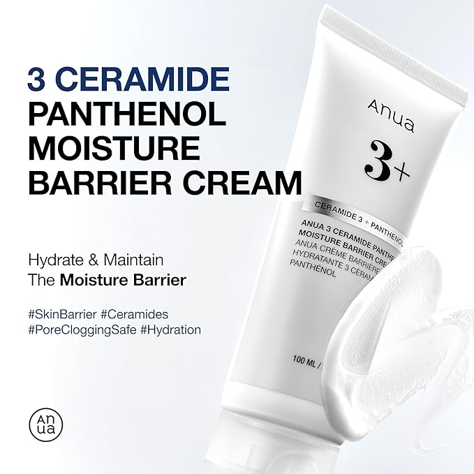 Anua Essential Daily Moisturizing Duo, Niacinamide + Tranexamic Acid Serum & Ceramide Panthenol Cream, Hydrating Face Moisturizer, Non-Comedogenic, Vitamin B12 Natural Color, Korean Skincare Set
