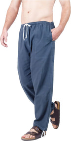 Baggy Sweatpants Men Cotton, Drawstring Lounge Pants, Relaxed Fit, Ideal for Comfort