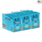 KiZE Energy Bars - Gluten Free, Dairy Free, Non-GMO, and High Protein Meal Replacement Energy Bars, Meal Bar, Clean and Simple Food Ingredients - Oatmeal Chocolate Chip, 7g High Protein Snacks, (30 Count)