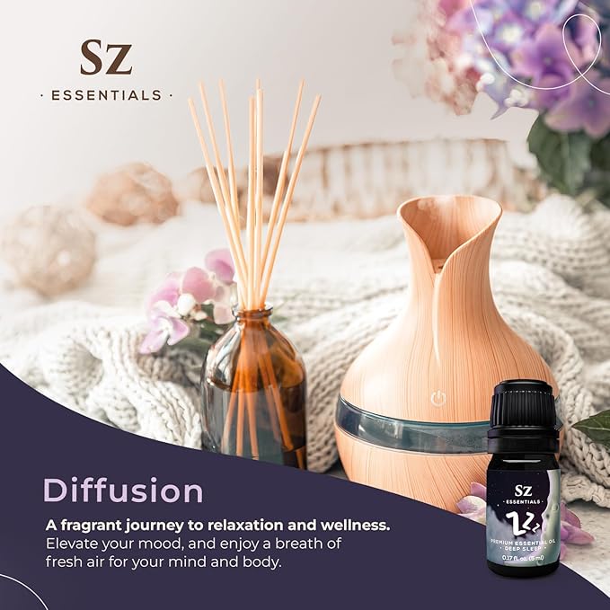 Pure Essential Oil Blend for Relaxation - ZZZ - 0.17 fl oz (5ml)