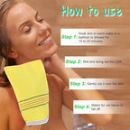 20 Pcs Exfoliating Mitt Washcloth Korean Scrub Bath Mitten 7.7 x 5.3 in Body Scrubber for Remove Dead Skin Grease, Cleaning Skin