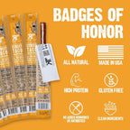 Righteous Felon Meat Sticks | 100% Pork Sticks | Gluten Free & Keto Meat Sticks | Low Sugar & High Protein Pork Sticks | Healthy Snack for Adults | Jerky Gifts for Men | Street Taco, 24 Pack