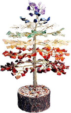 FASHIONZAADI 7 Chakra Crystal Tree of Life, Crystals and Healing Stones, Birthday Gifts for Women - Crystals for Positive Energy, Home Office Decor, Birthday Gifts for Women