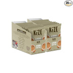 KiZE Energy Bars - Gluten Free, Dairy Free, Non-GMO, and High Protein Meal Replacement Energy Bars, Meal Bar, Clean and Simple Food Ingredients - Almond Butter, 10g High Protein Snacks, (20 Count)