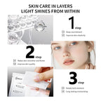 Low Molecular Weight Collagen Overnight Hydrogel Mask, Enhances Skin Elasticity, Reduces Pores, Transforms from White to Transparent Upon Absorption Skin Care Treatment