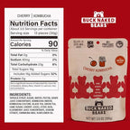 Buck Naked Bears - Cherry Kombucha Gummy Bears - Soft, Smooth, and Sweeter Like a Fruit Snack - Plant-Based Gummies Good Snack Choice - Non-GMO - Clean Label Gummy Candy, Vegan - 3.5oz 3-Pack