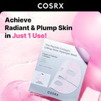 COSRX Pink Peptides Collagen Lifting Glow Hydrogel Face Masks Skincare 3 EA, Collagen Face Mask, Travel Essentials, Overnight Face Mask, Korean SkinCare