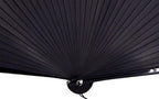 Amajiji 8.27"(21cm) Hand Held Bamboo Silk Folding Fan Hand Fan,Chinese/Japanese Charming Elegant Vintage Retro Style,Women Ladys Girls Best Gifts (Black)