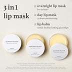 NOONI Vegan Applebutter Lip Mask Overnight – Hydrating Lip Balm & Butter with Shea Butter & Vitamins | Soothing Moisturizer, Softening Treatment for Dry Lips, 0.42 oz