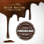 Andy Anand Luxurious 9" Turtle Cheesecake | Freshly Baked With California Cream Cheese, Chocolate Chips, Nuts & Caramel | No Preservatives, All-Natural Ingredients | Exquisitely Rich & Decadent (2 lb)