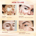 GONIM Under Eye Patches 360° Fit, Eye Mask with Collagen Peptide, PDRN, Retinol & Niacinamide, Eye Patches for Puffy Eyes and Dark Circles, Wrinkle Reduce for Women, Travel Essentials for Women 4pairs