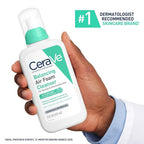 CeraVe Balancing Air Foam Face Wash, Foaming Facial Cleanser For Combination Skin, 8HR Oil Control + 24HR Hydration, Fragrance-Free & Non-Comedogenic, With Glycolysine™ & 3 Essential Ceramides, 8oz