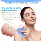 Moukeren Exfoliating Back Scrubber with Handles 4 Pack Nylon Back Exfoliator Extended Length Washers Scrubbers Stretchable Pull Strap Exfoliating Washcloth(Gray, Deep Blue)