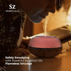 Shamanic Smudge for Diffuser - Flameless Smudging - 100% Pure Essential Oils Blend - Fresh & Herbal Scent with Sweet and Smoky Overtones - Therapeutic Grade & Vegan - 0.17oz (5ml)