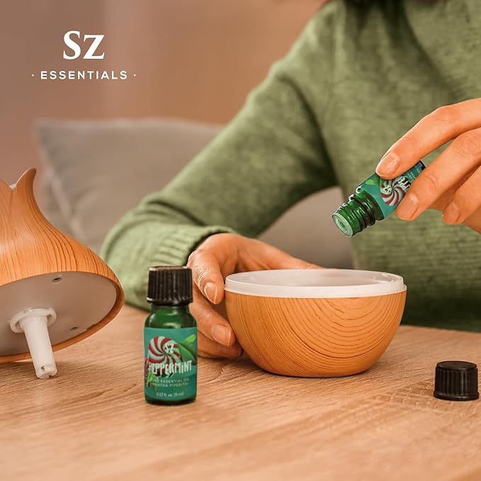 Peppermint Essential Oil - Sweet Candy Cane Scent! The Real Deal - 100% Pure and Natural - Undiluted - 5ml