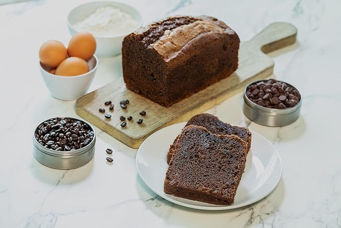Nadel - Naturally Delicious Cappuccino Chocolate Chip bread, Lunch snack breakfast bars coffee cake, Natural fresh brand mocha chocolate cake 16 pack