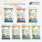Japanese Tempura Seaweed Snack Chips, Noriten – 3 Flavor Variety Pack, 0.95oz x 6, Made in Japan by Swashbuckle Snacks