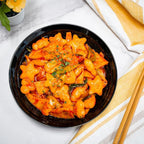 Korean Rice Cake, Tteokbokki, Fun-Shaped & Chewy, 1 Pack (2 Individual Package) Vegan, Non-GMO, Gluten-Free, Easy to Cook, 14.10oz per Pack (1 Pack)