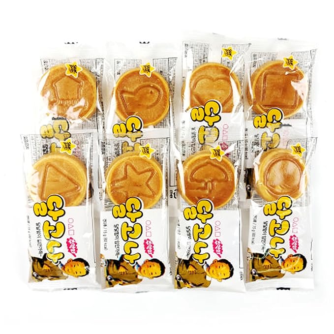 Sookwang K-Food Dalgona Korean Traditional Street Delight Sugar Candy, Sweet Treat for Movie Snack, Party_5.82 oz (55g x 3 Packs)