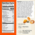 Snak Club Tajin Fiesta Snack Mix, Peanuts, Crunchy Peanuts, Toasted Corn, and Pepitas with Chili and Lime Seasoning, Mild, No Artificial Colors or Flavors, 4 oz Resealable Bags, 6 Pack