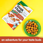 Snak Club Tajin Crunchy Peanuts, Nuts with Chili and Lime Seasoning, Mild, 2.25 oz Snack Bags, 12 Pack