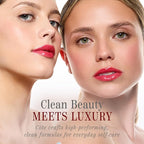 Côte Beauty's Tempted Peptide Lip Shine, Ultra Hydrating & Long-Lasting Warm Berry Plumping Lip Gloss for Women with Hyaluronic Acid, Shea Butter & Jojoba Oil, Vegan & Cruelty-Free, 0.12 Fl Oz