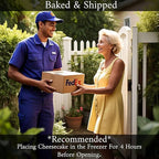 Andy Anand Luxurious Baklava Cheesecake: Turkish Honey & California Cream Fusion - Gourmet 9-inch Dessert Delight, 2.8 lbs