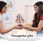 7 chakra tree of life crystal tree, home decor living room decor aesthetic office decor , birthday gifts for women , birthday gifts for mom , retirement gift for woman , crystals and healing stones