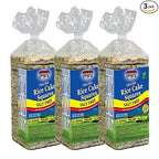 Only Kosher Candy Ultra Thin Salt Free Rice Cakes Squares, (Pack of 3)
